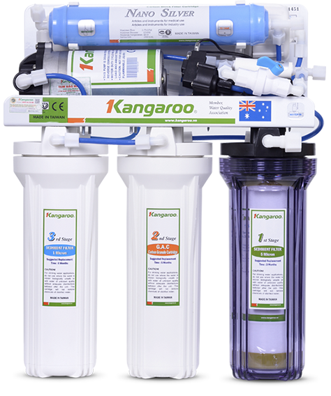 Máy lọc nước Kangaroo 5 lõi KG102A Không Vỏ